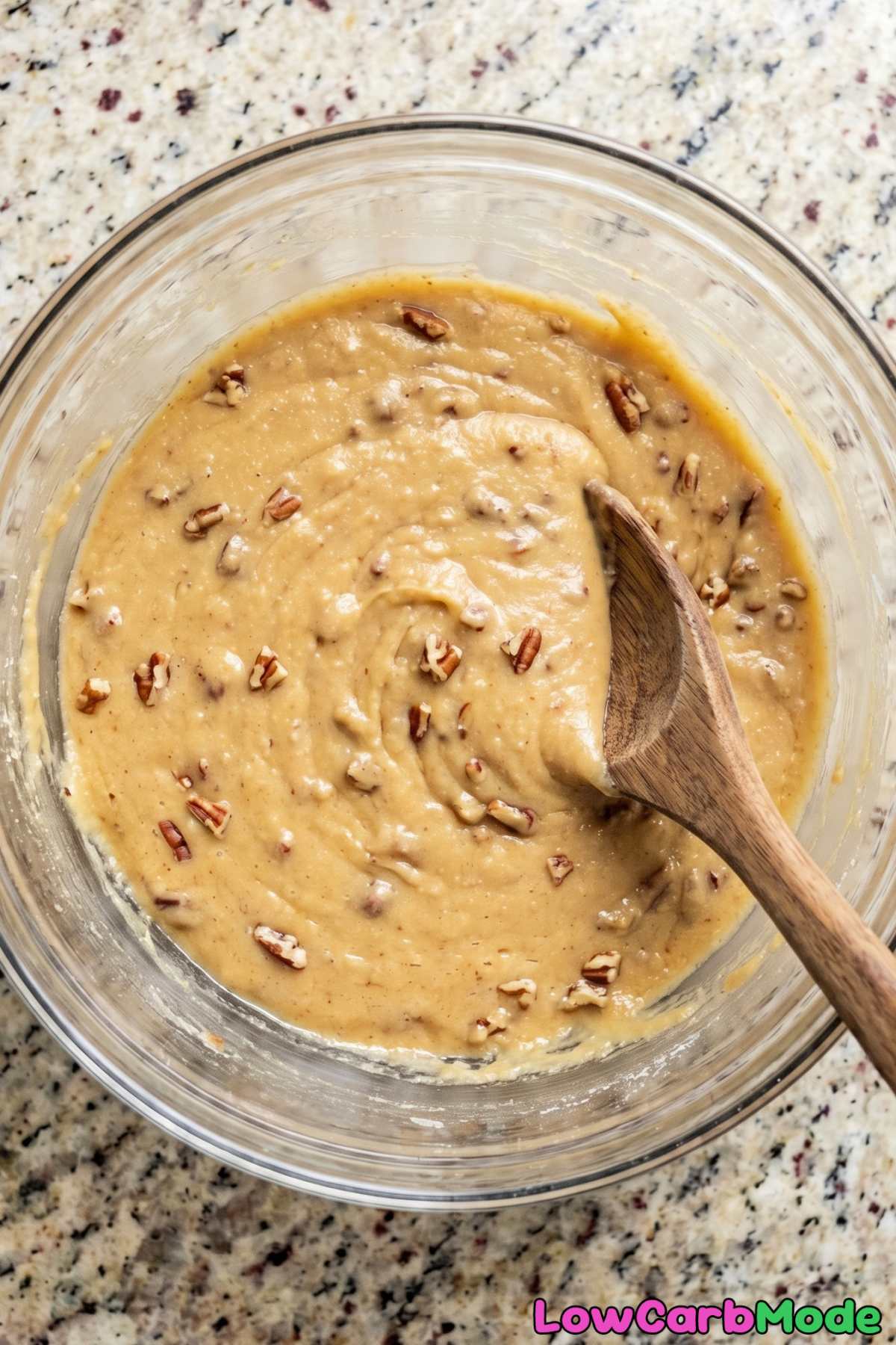 Low Carb Maple Pecan Blondies Step 3