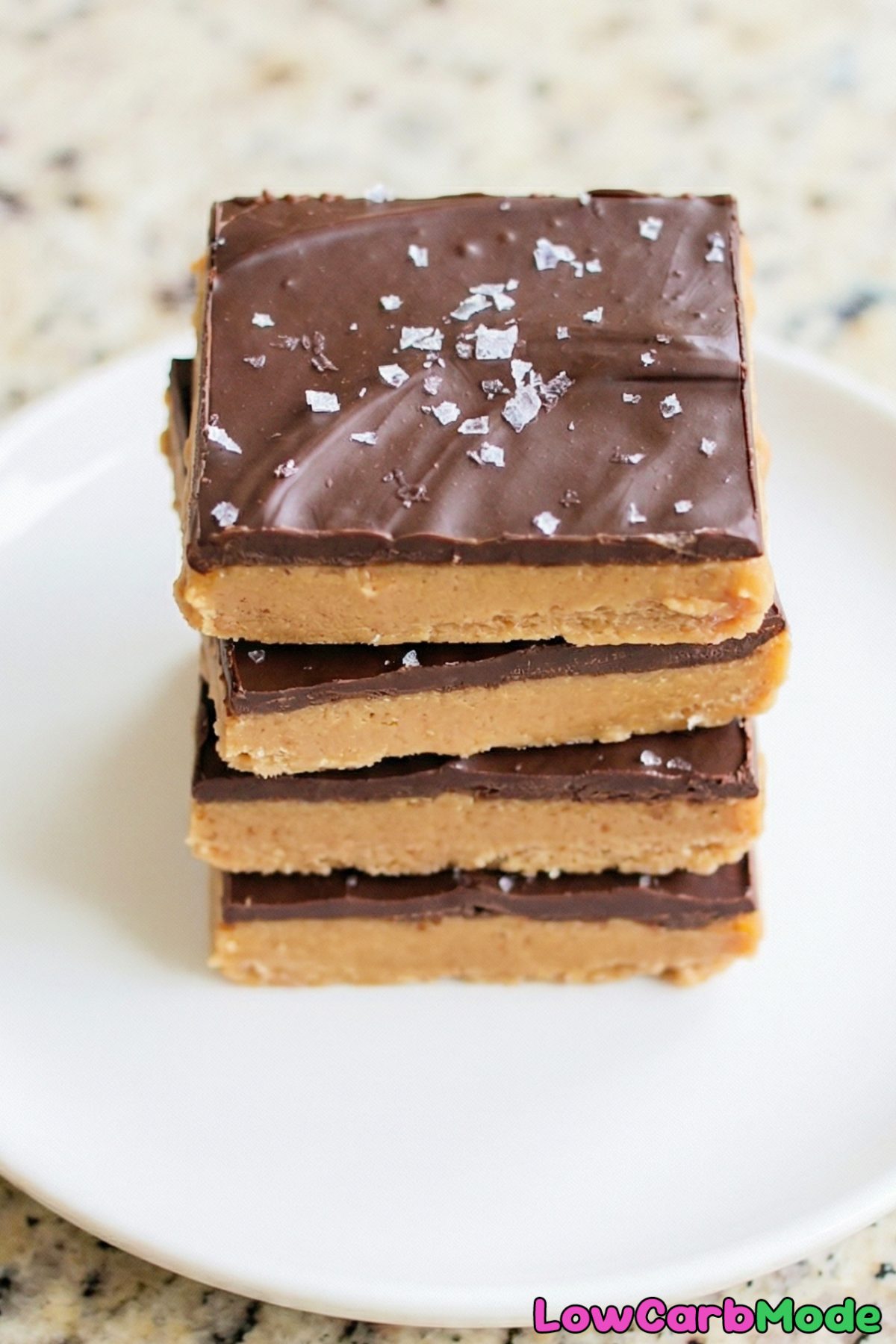 Luscious peanut butter chocolate no-bake bars