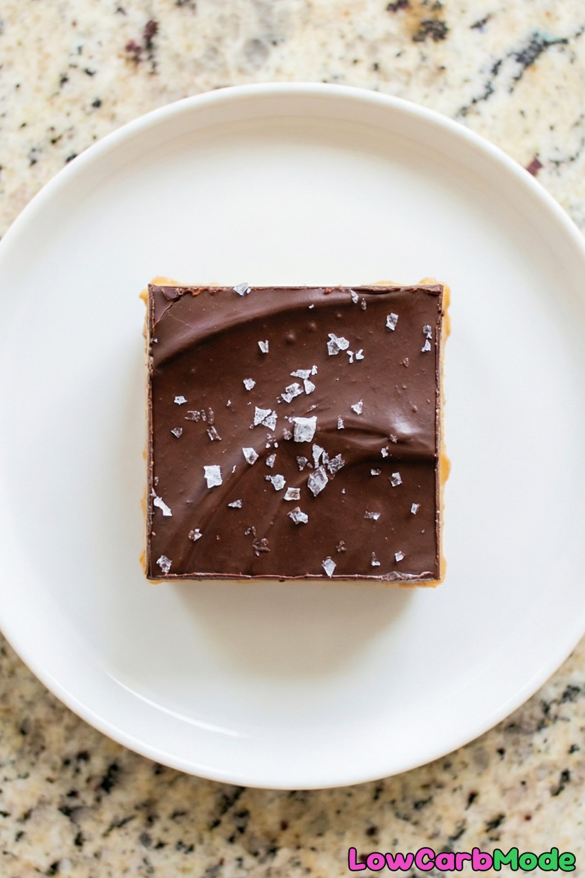 Silky no-bake low carb peanut butter bars