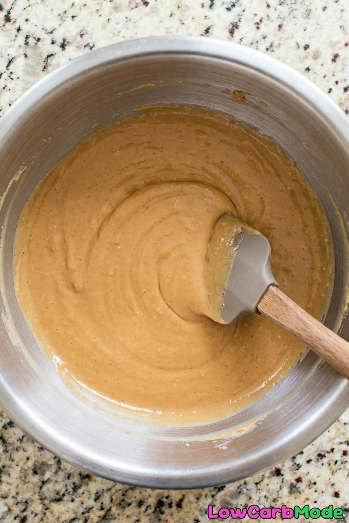 Low Carb No-Bake Peanut Butter Chocolate Bars Step 2