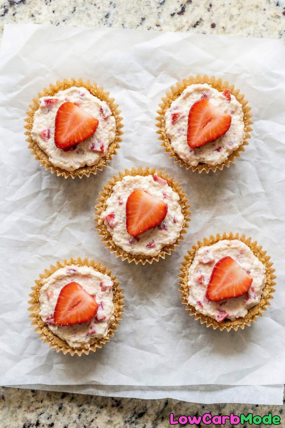 Irresistible no-bake strawberry cheesecake bites