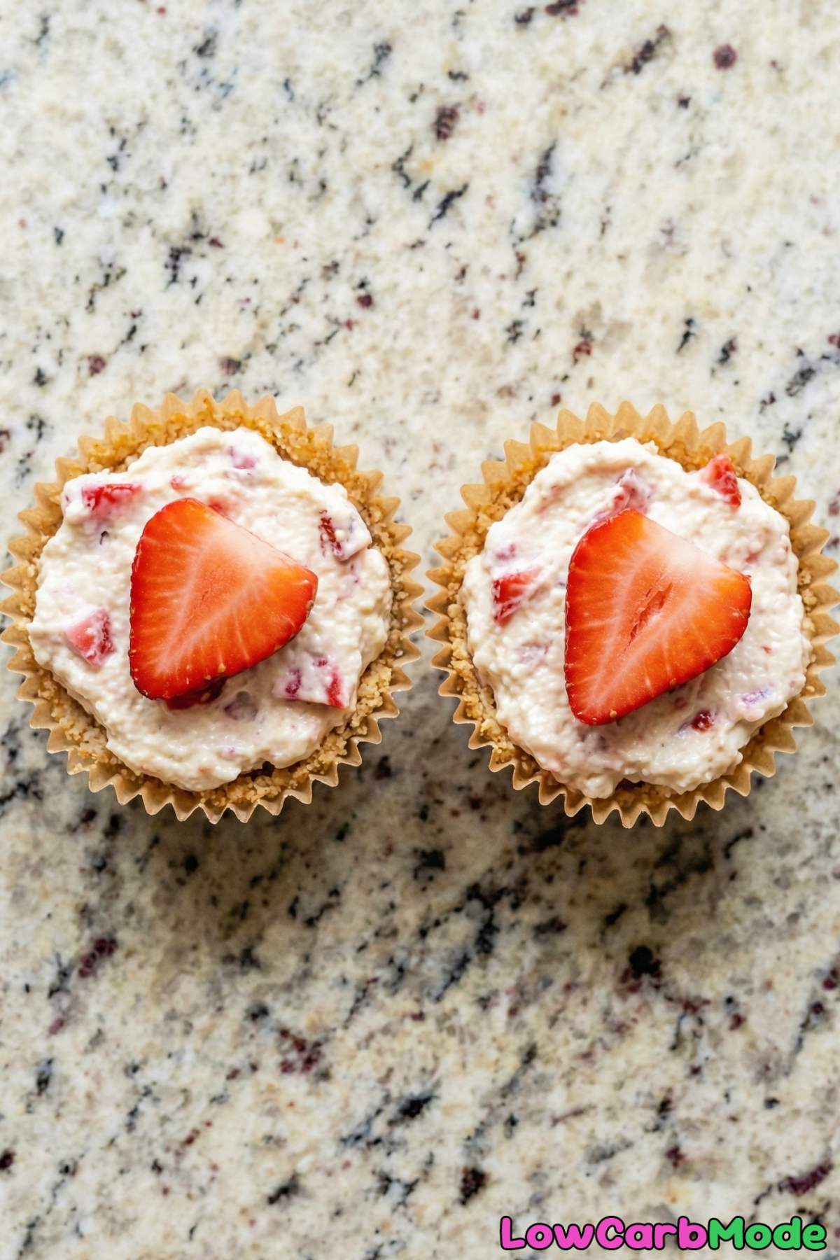 Decadent no-bake strawberry cheesecake bites