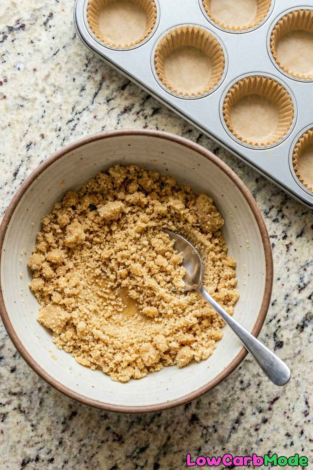 Low Carb No-Bake Strawberry Cheesecake Bites Step 1
