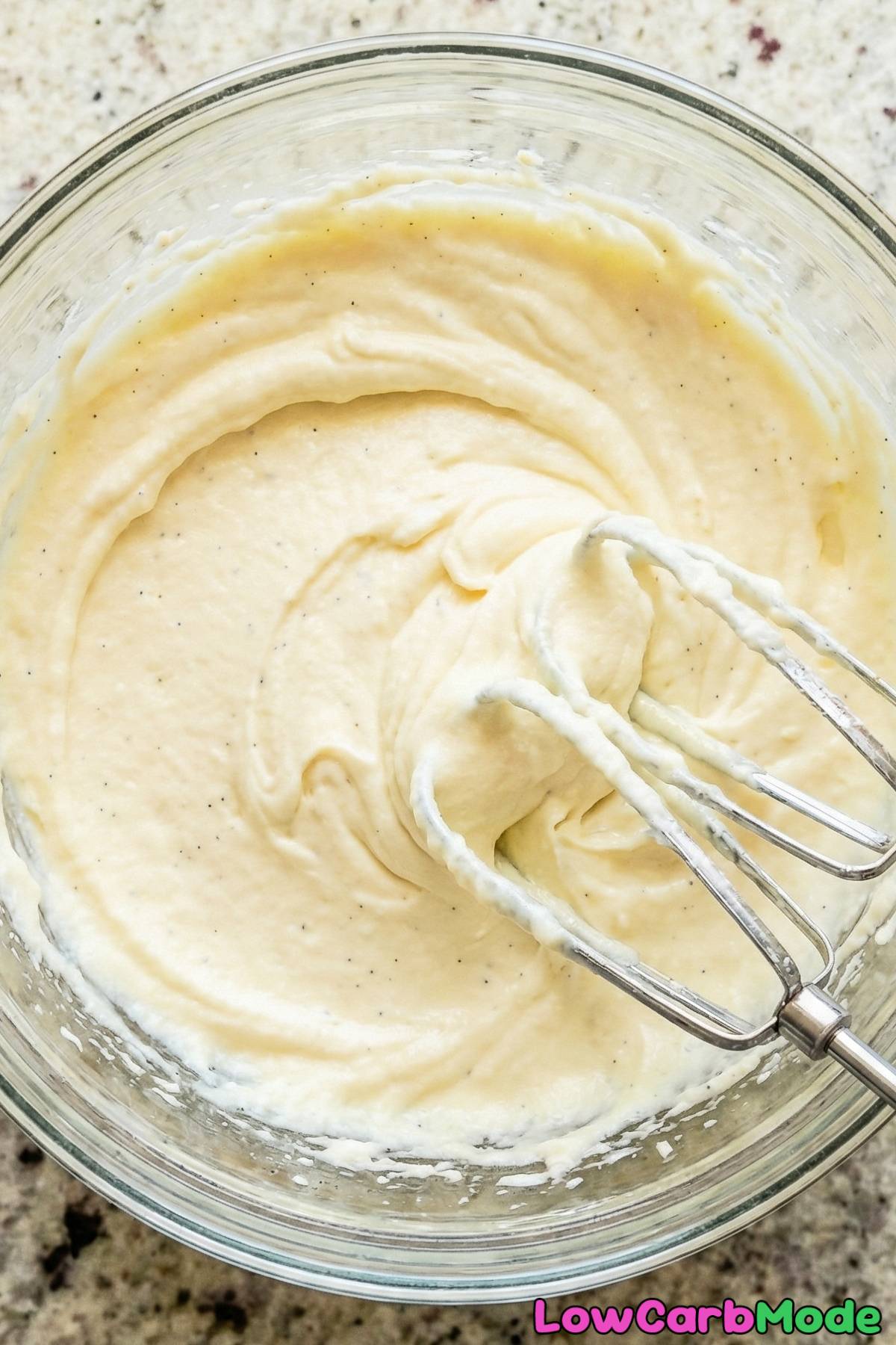 Low Carb No-Churn Vanilla Ice Cream Step 2