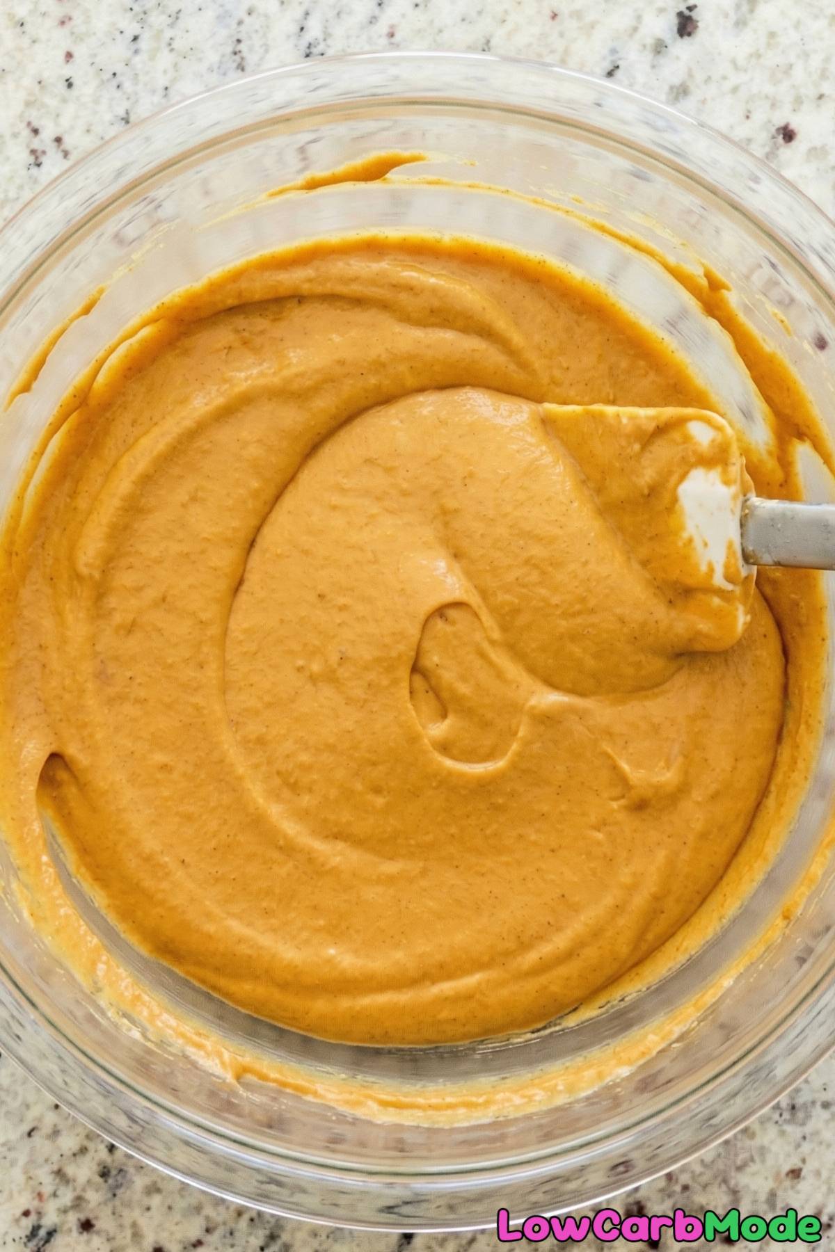 Low Carb Pumpkin Cheesecake Bars Step 3