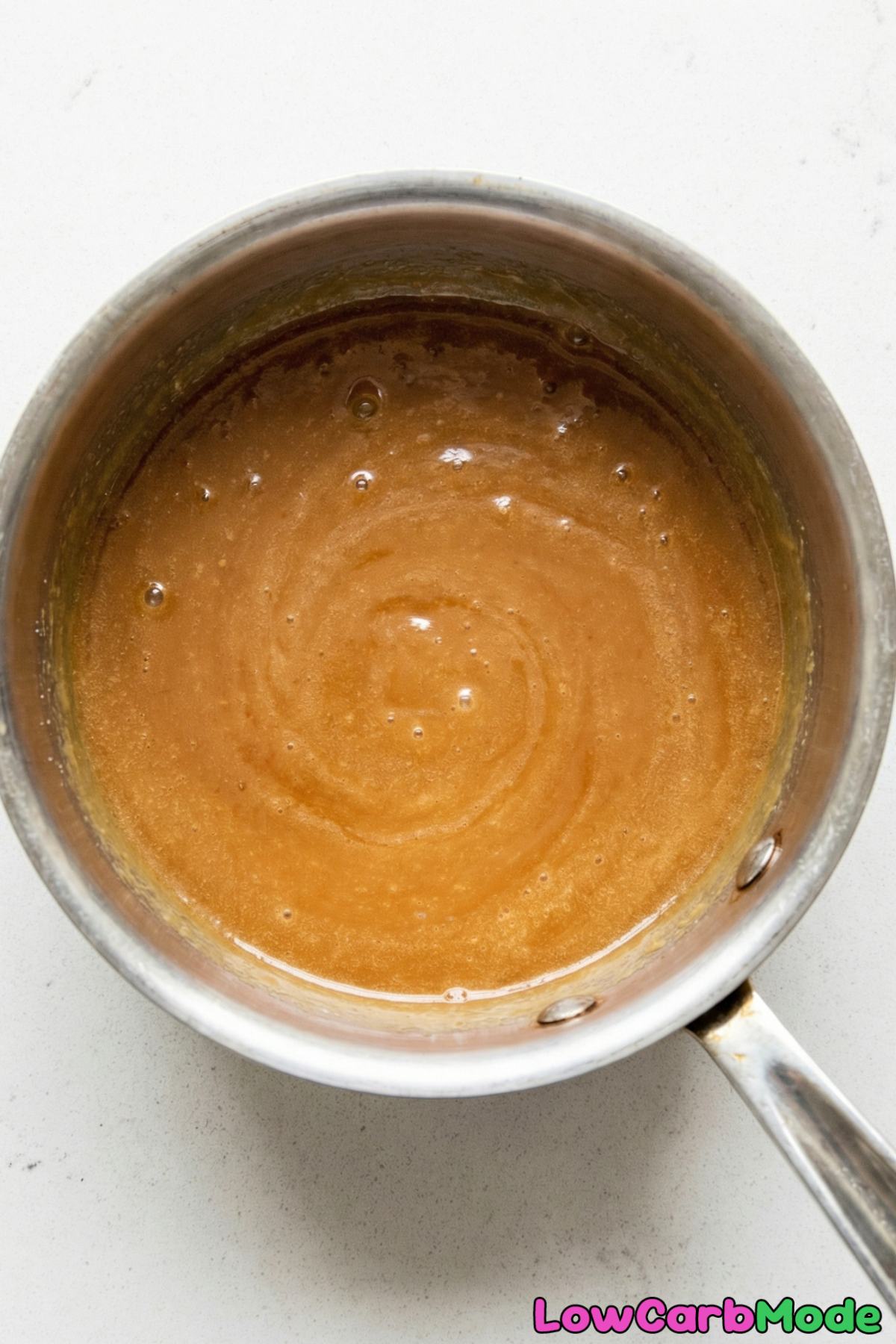Low Carb Salted Caramel Fudge Step 2