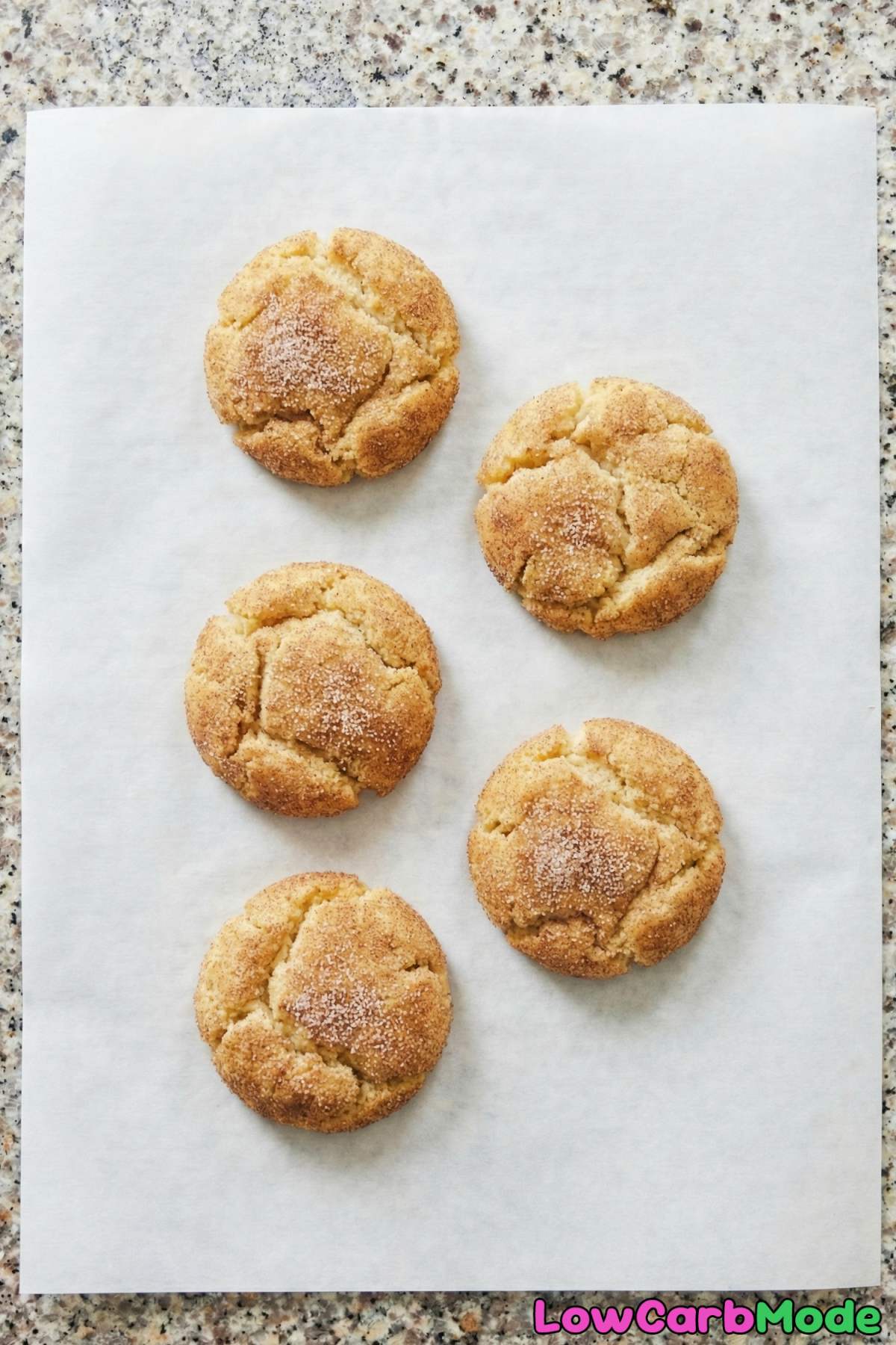 Irresistible low carb snickerdoodle cookies