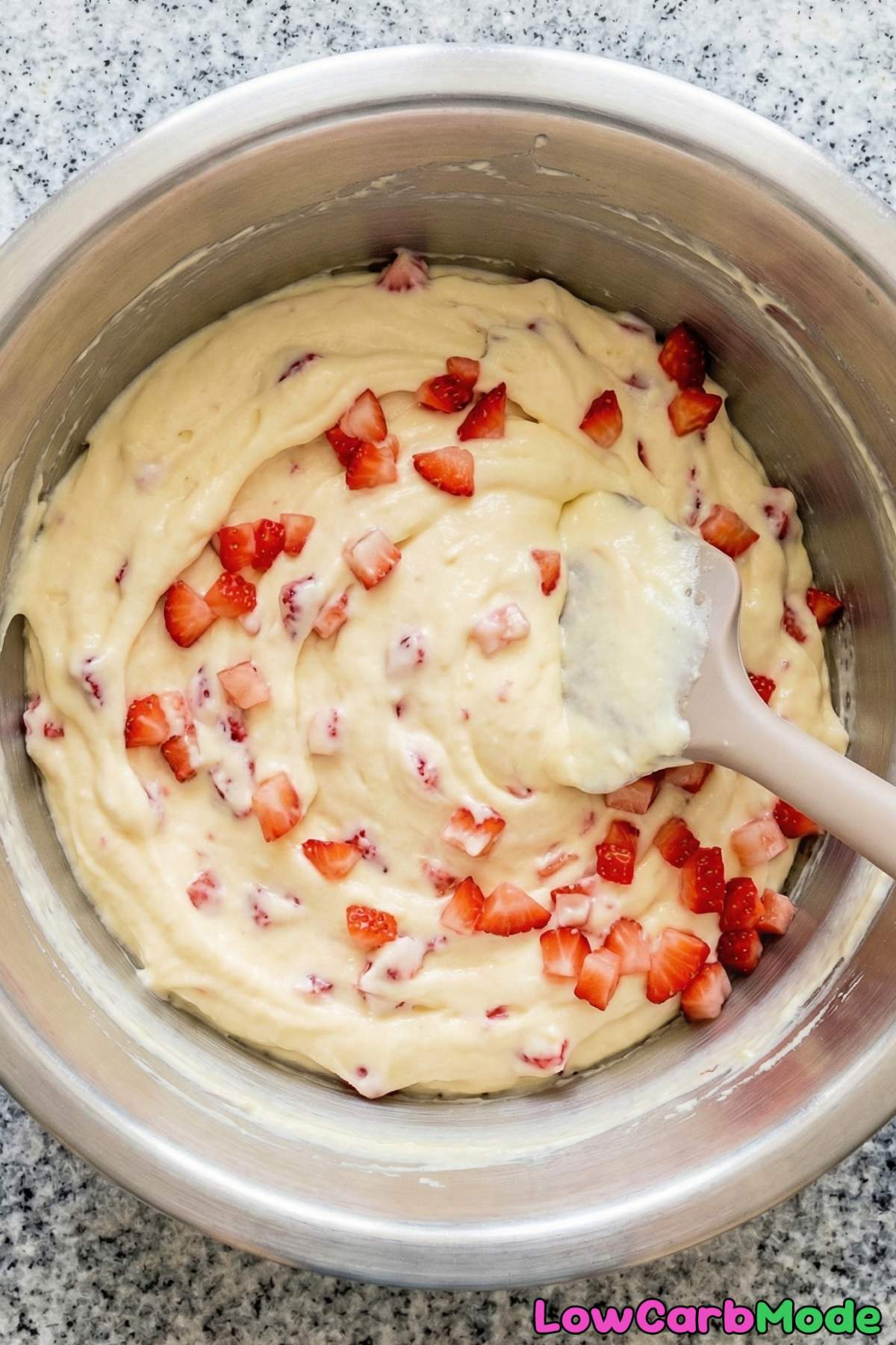 Low Carb Strawberry Cheesecake Bites Step 4