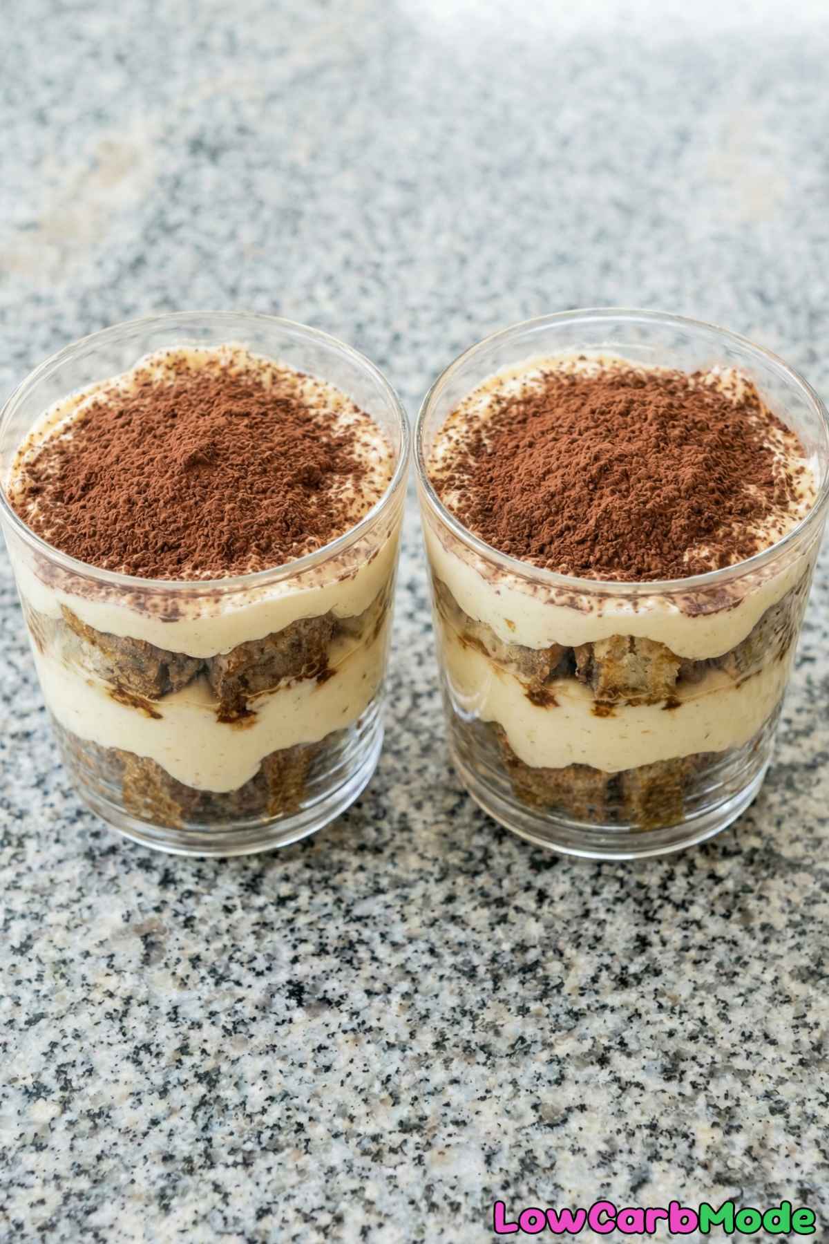 Easy low carb tiramisu cups dessert