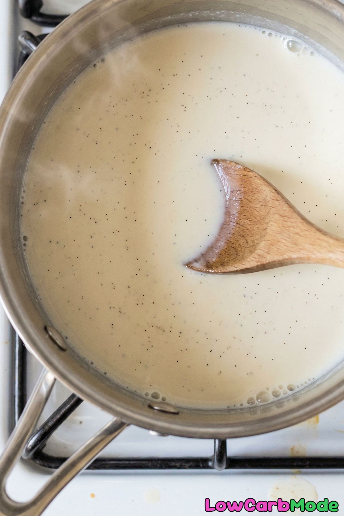 Low Carb Vanilla Panna Cotta Step 2