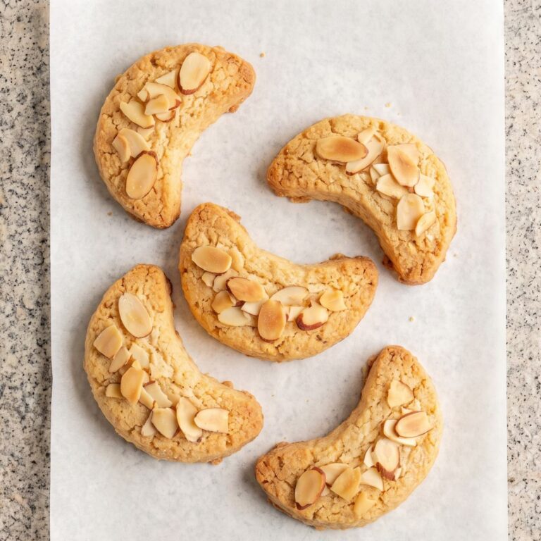 Keto Almond Croissant Cookies