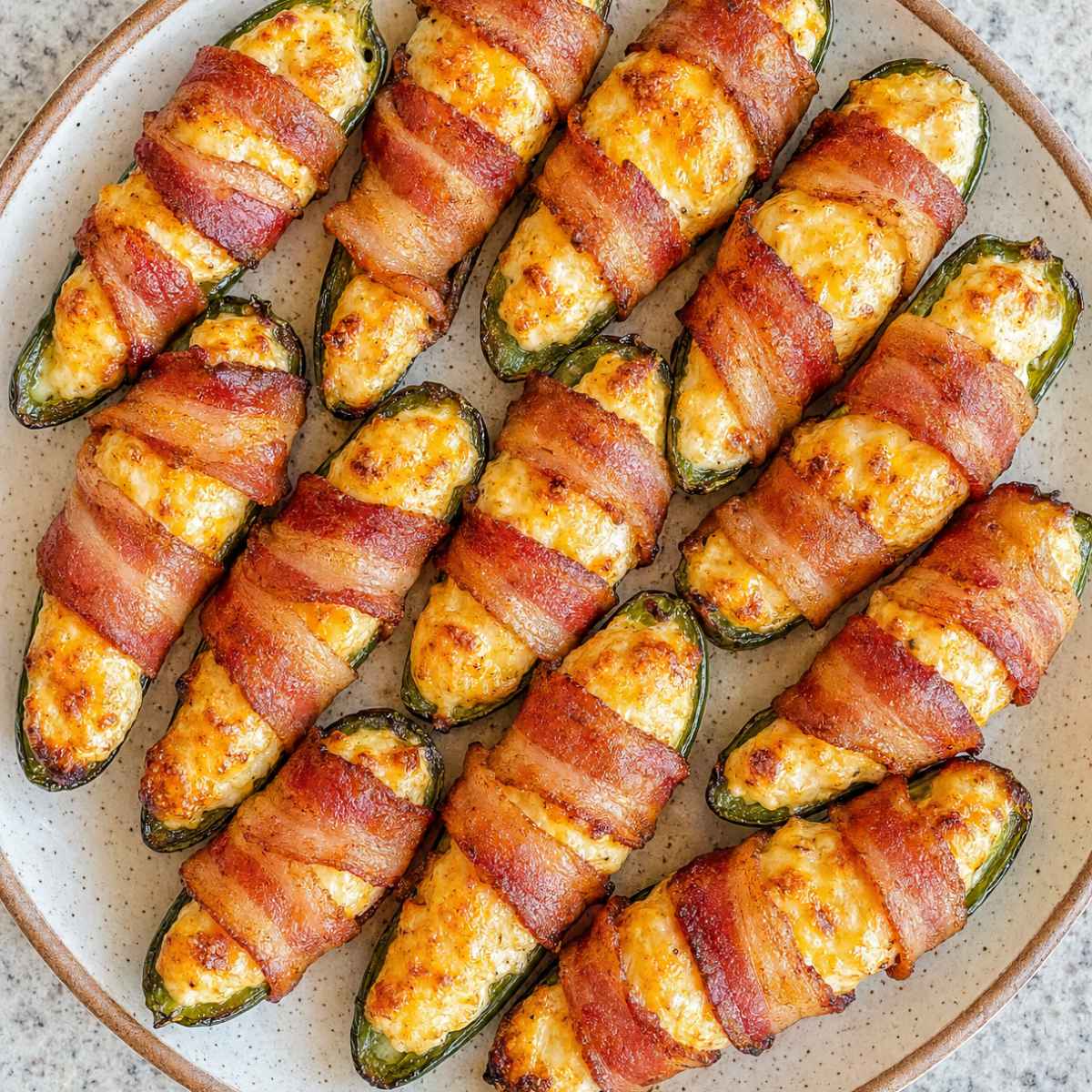 Keto Bacon Wrapped Jalapeño Poppers