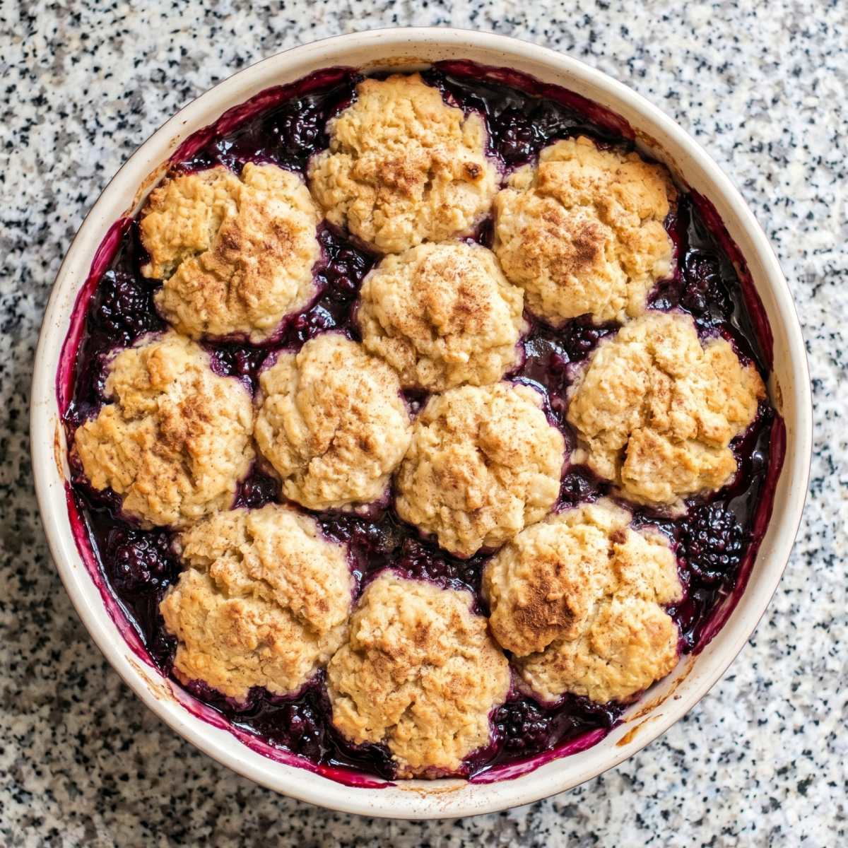 Keto Blackberry Cobbler