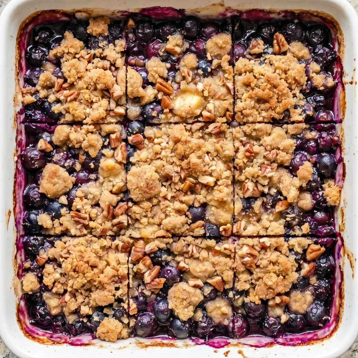Keto Blueberry Crumble