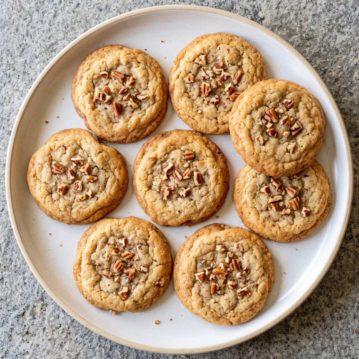 Keto Brown Butter Pecan Cookies