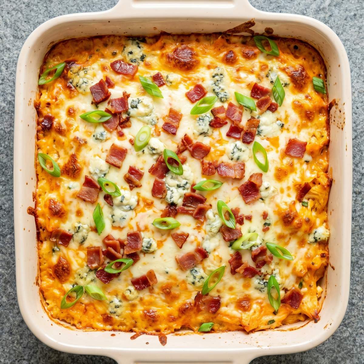 Keto Buffalo Chicken Casserole