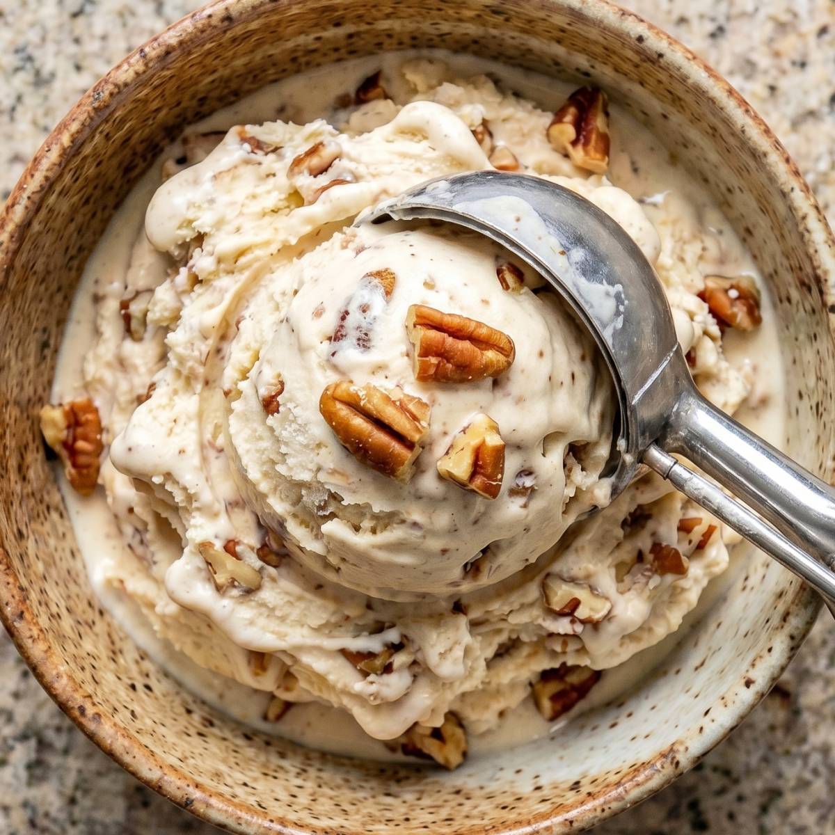 Keto Butter Pecan Ice Cream