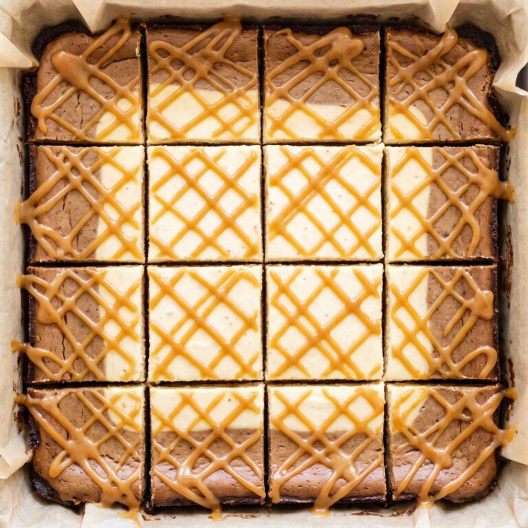 Keto Caramel Macchiato Cheesecake Bars