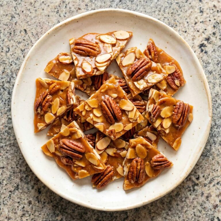Keto Caramel Pecan Brittle