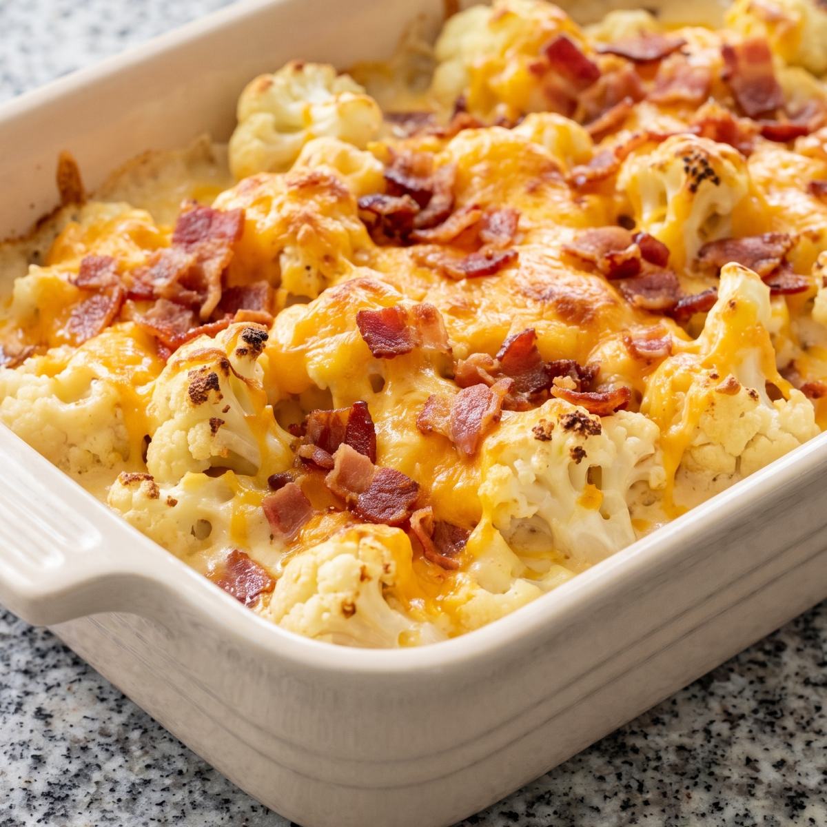 Keto Cauliflower Mac & Cheese
