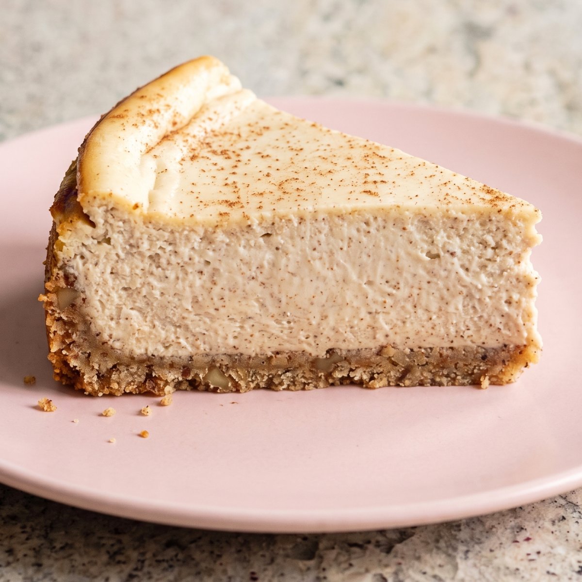 Keto Chai Spice Cheesecake