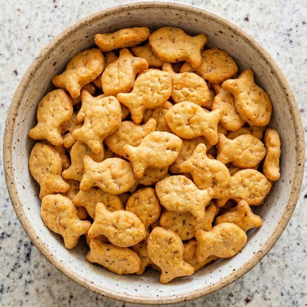 Keto Cheddar Goldfish Crackers