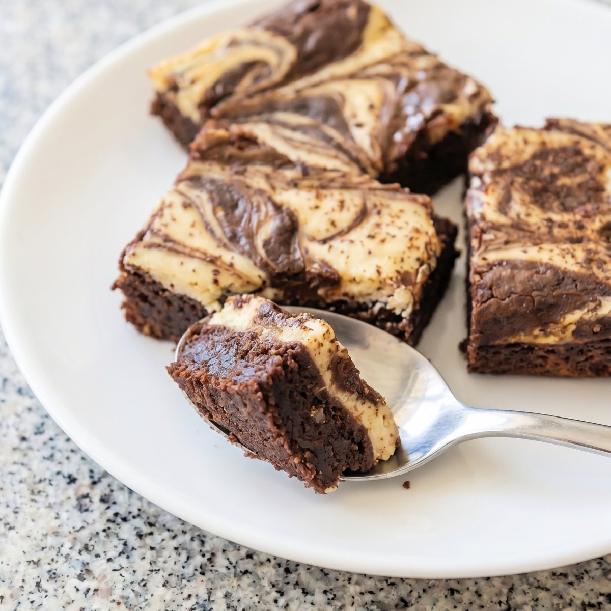 Keto Cheesecake Swirl Espresso Brownies