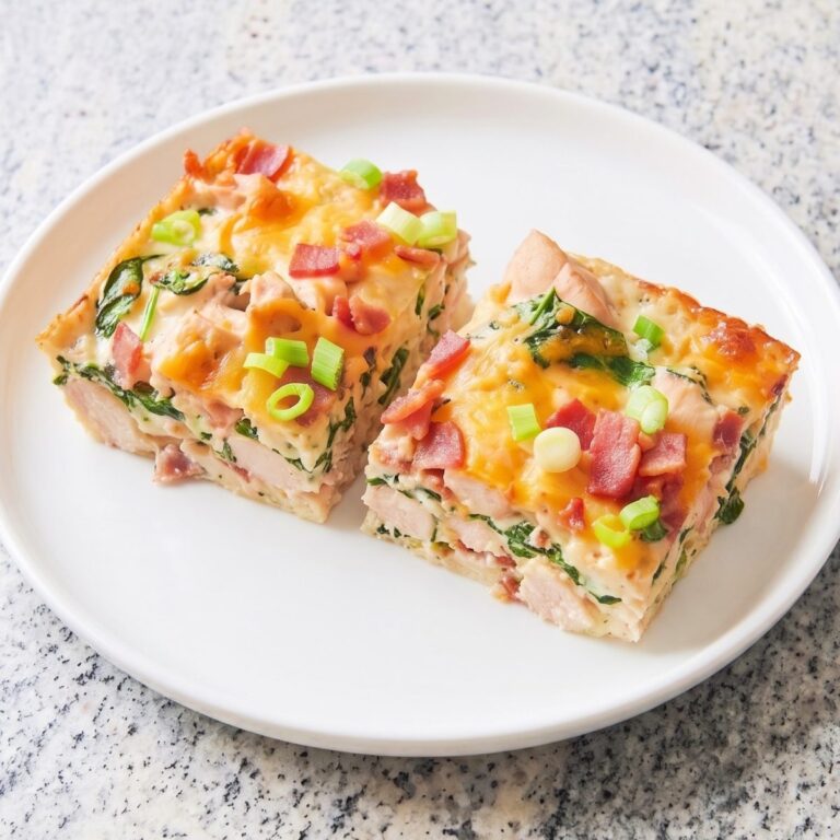 Keto Chicken Bacon Ranch Casserole