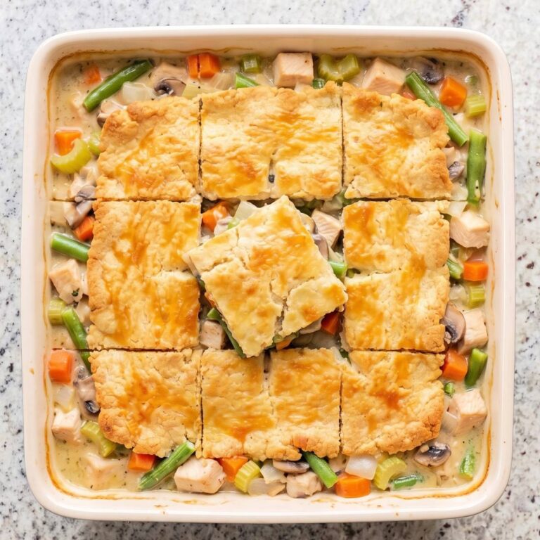 Keto Chicken Pot Pie Casserole
