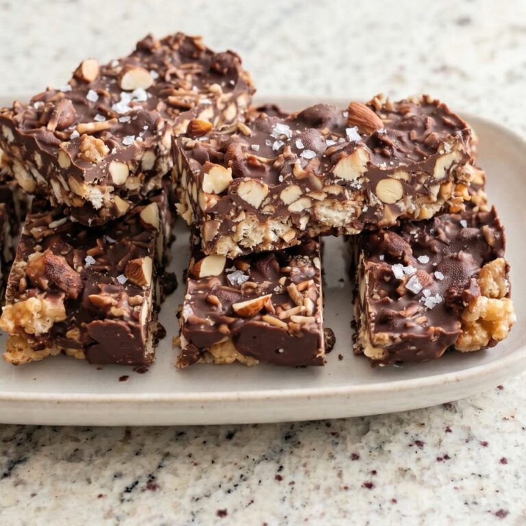 Keto Chocolate Crunch Bars