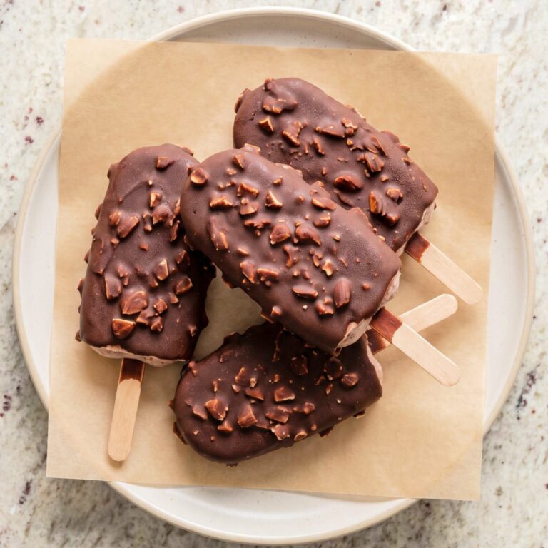 Keto Chocolate Dipped Ice Cream Bars