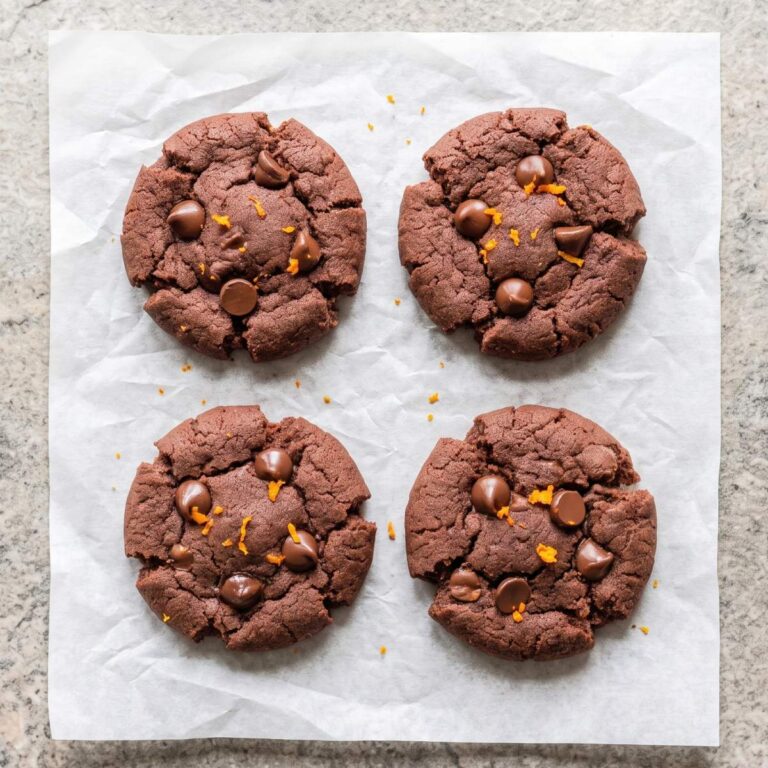 Keto Chocolate Orange Cookies