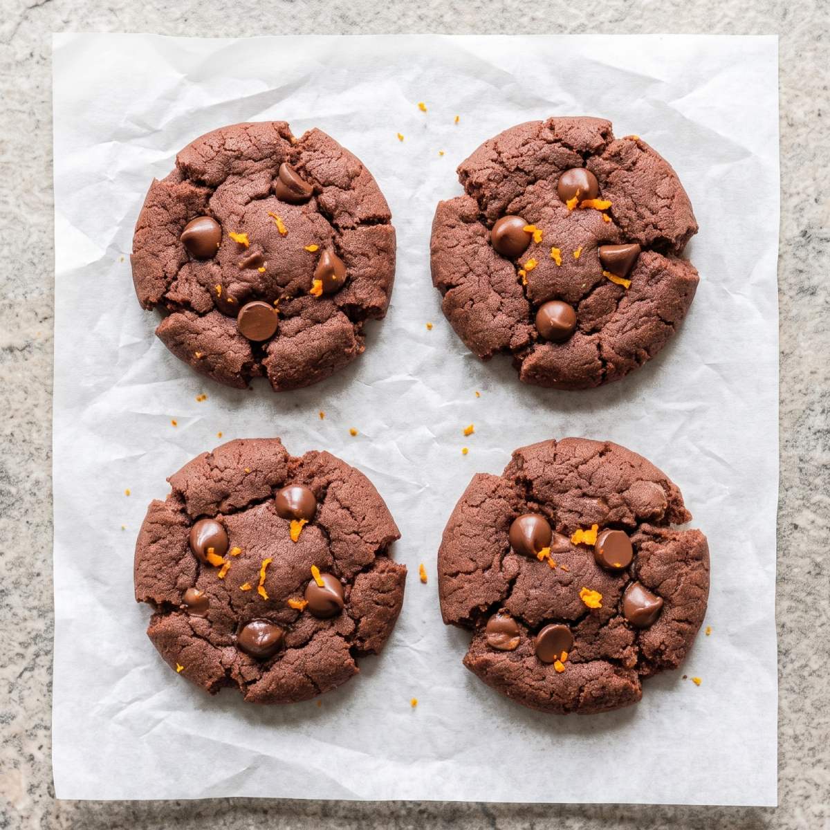 Keto Chocolate Orange Cookies