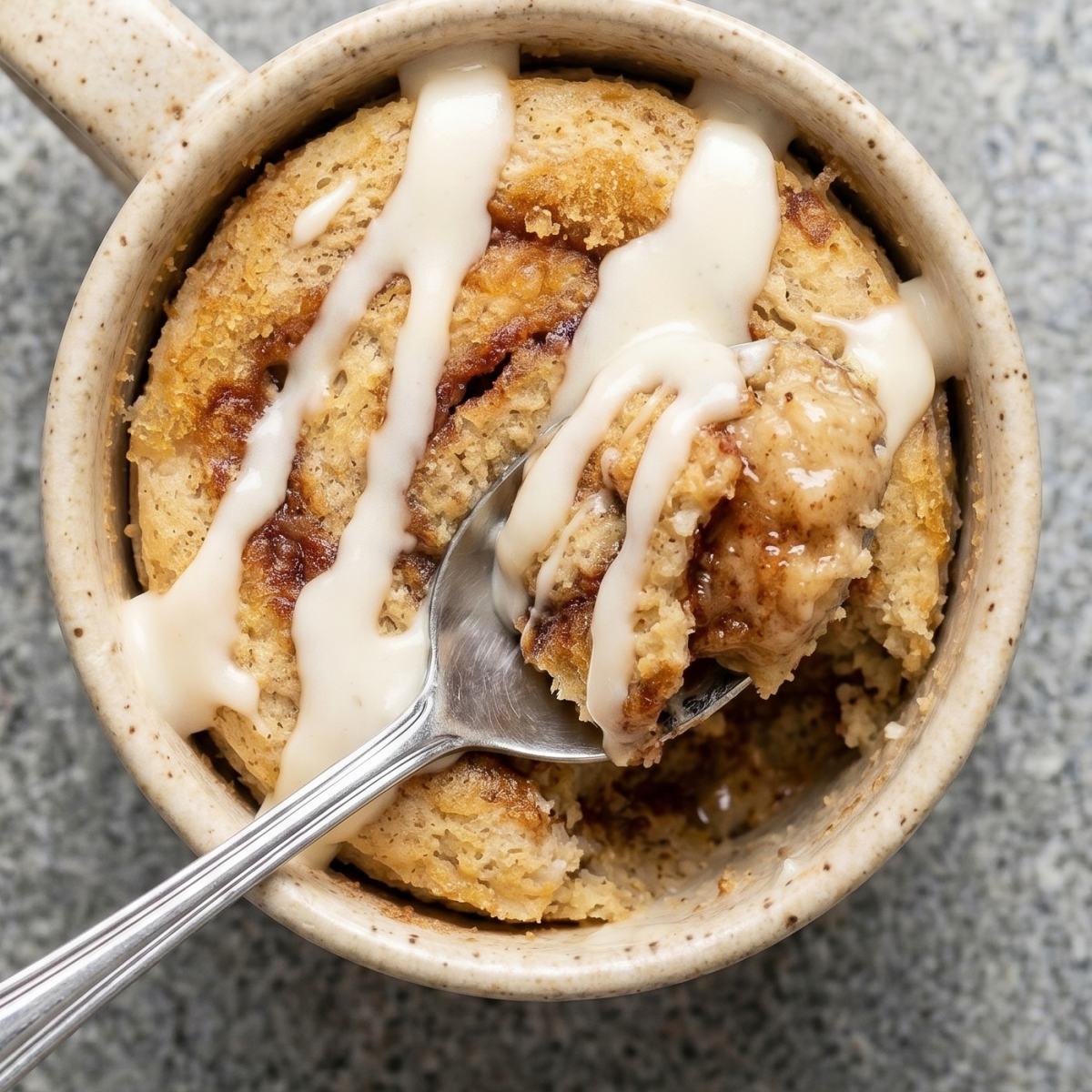 Keto Cinnamon Roll Mug Cake