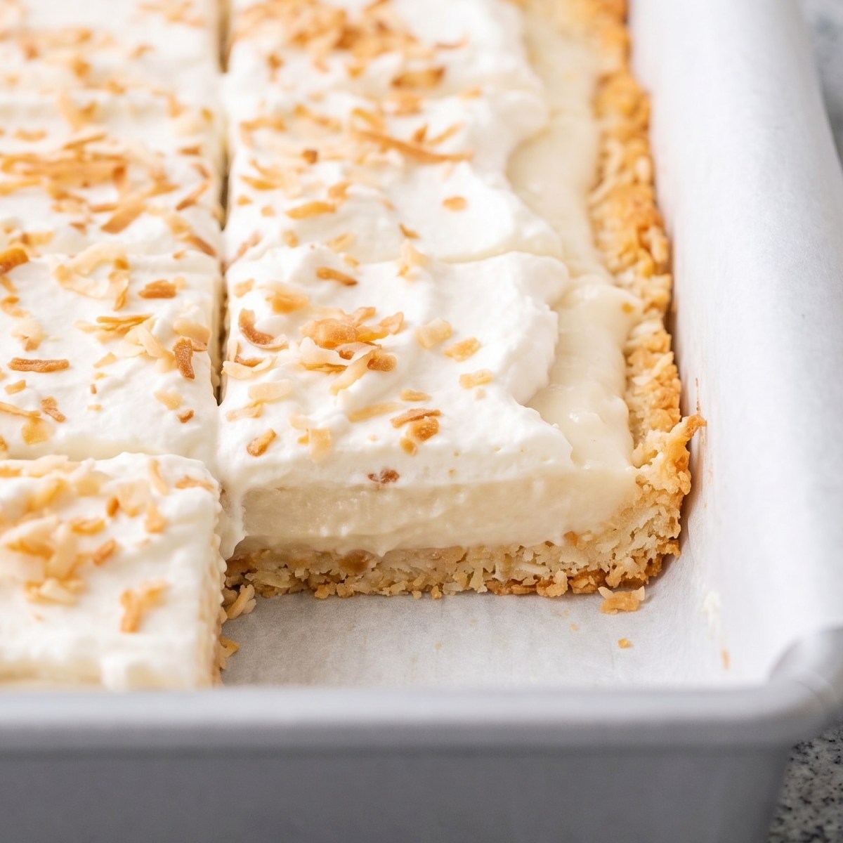 Keto Coconut Cream Pie Bars