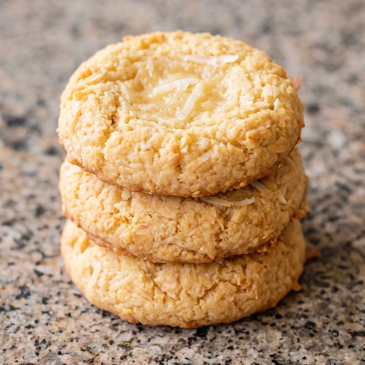 Keto Coconut Custard Cookies