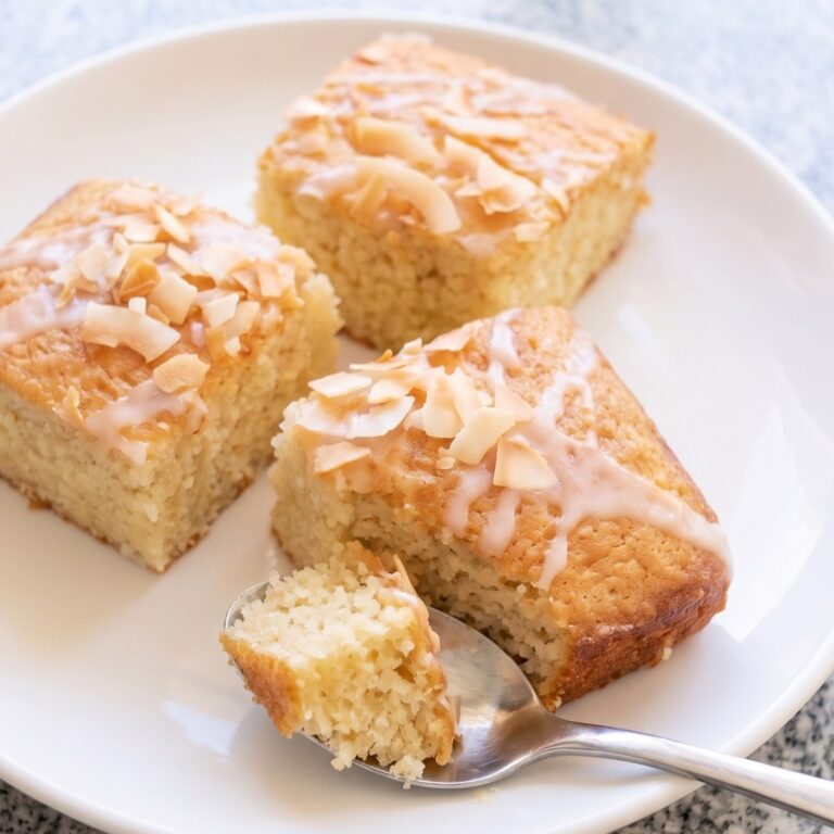 Keto Coconut Yogurt Snack Cake