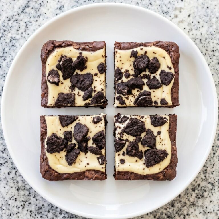Keto Cookies & Cream Brownie Bars