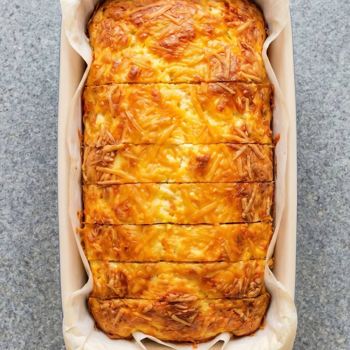 Keto Cottage Cheese Cheddar Loaf