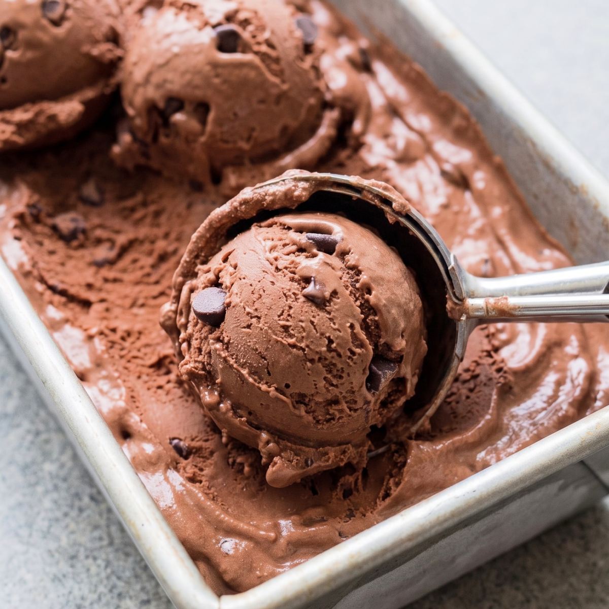 Keto Cottage Cheese Chocolate Ice Cream