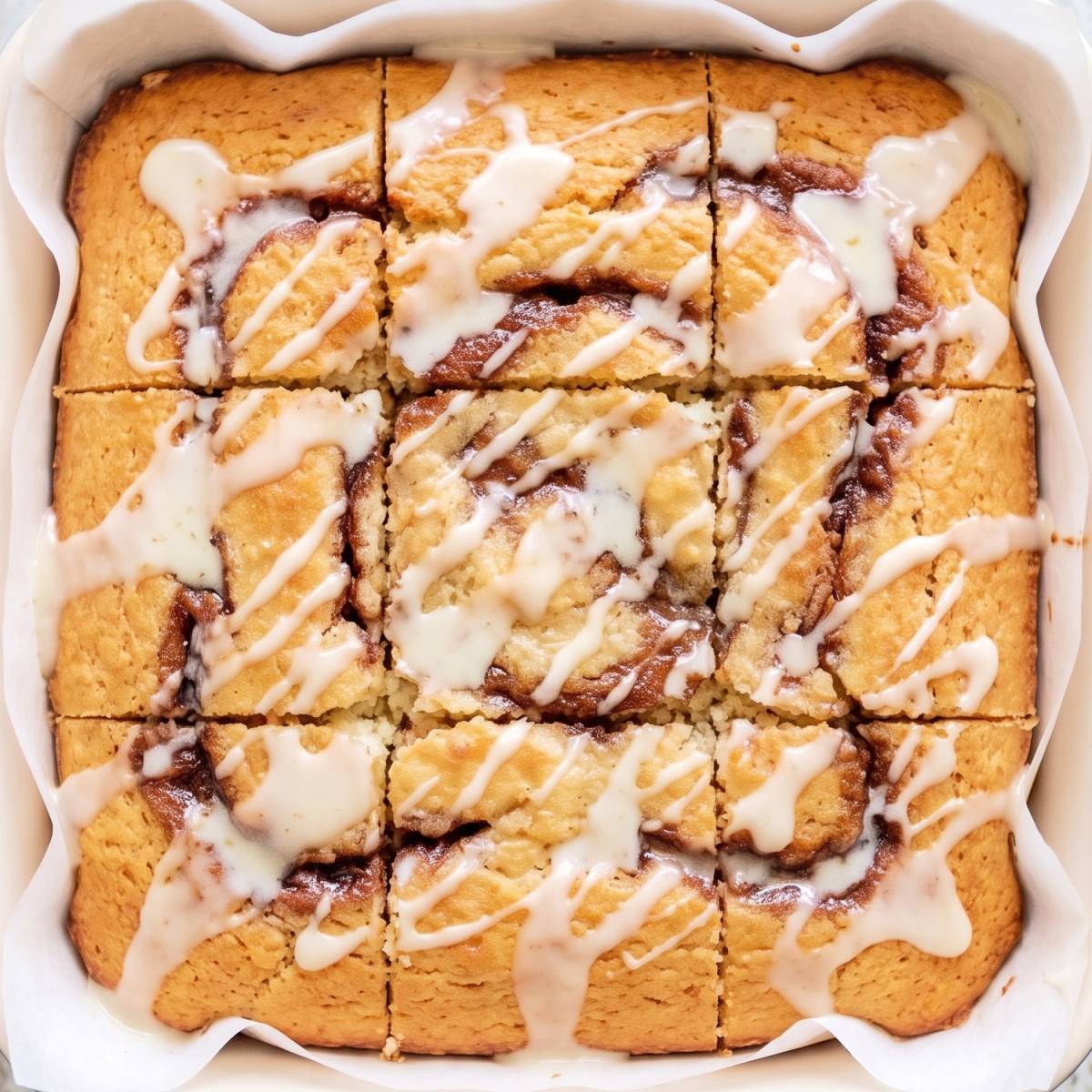 Keto Cottage Cheese Cinnamon Roll Cake