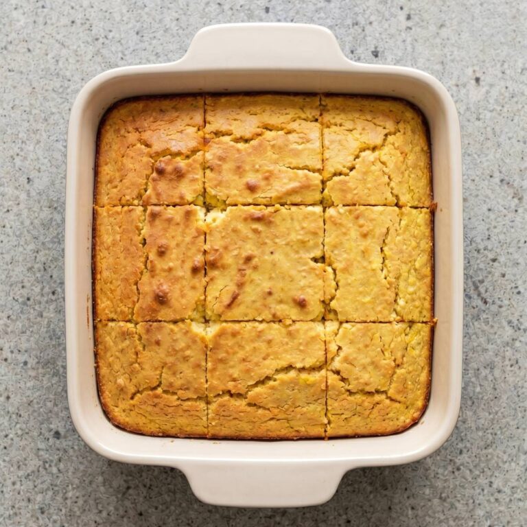 Keto Cottage Cheese Cornbread