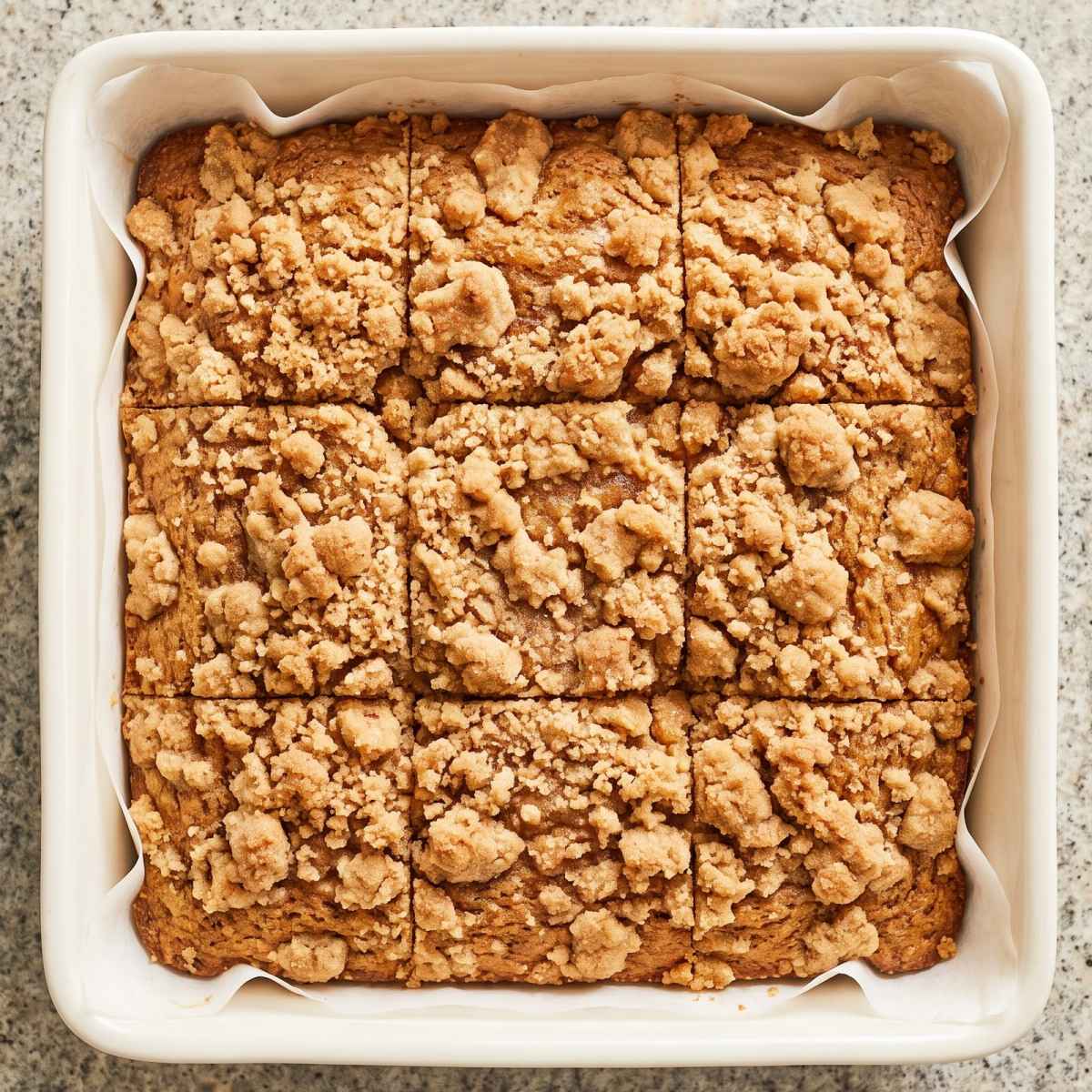 Keto Cottage Cheese Crumb Cake