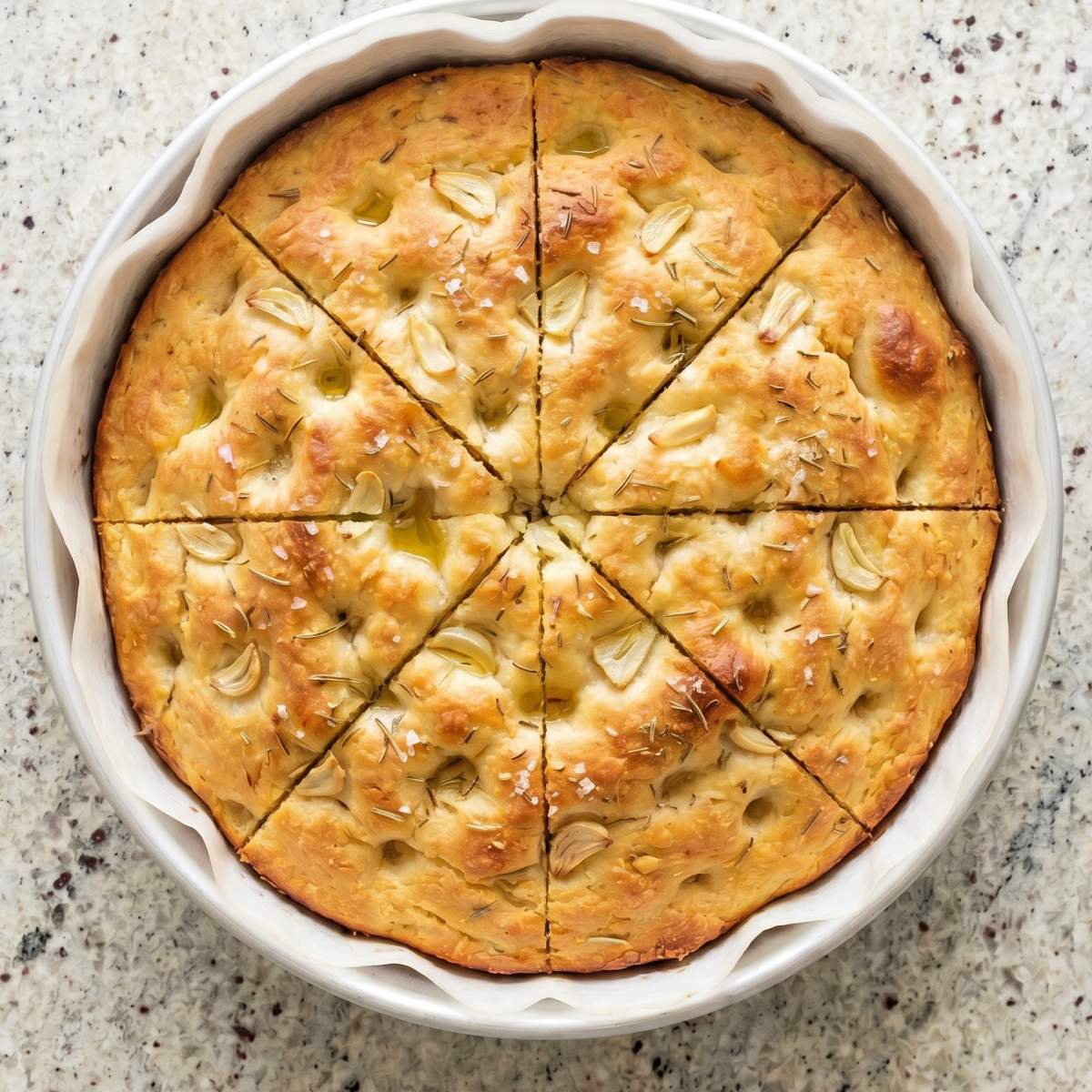 Keto Cottage Cheese Focaccia