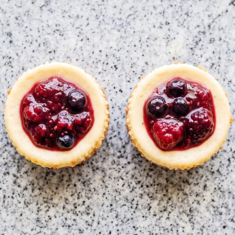 Keto Cottage Cheese Mini Cheesecakes