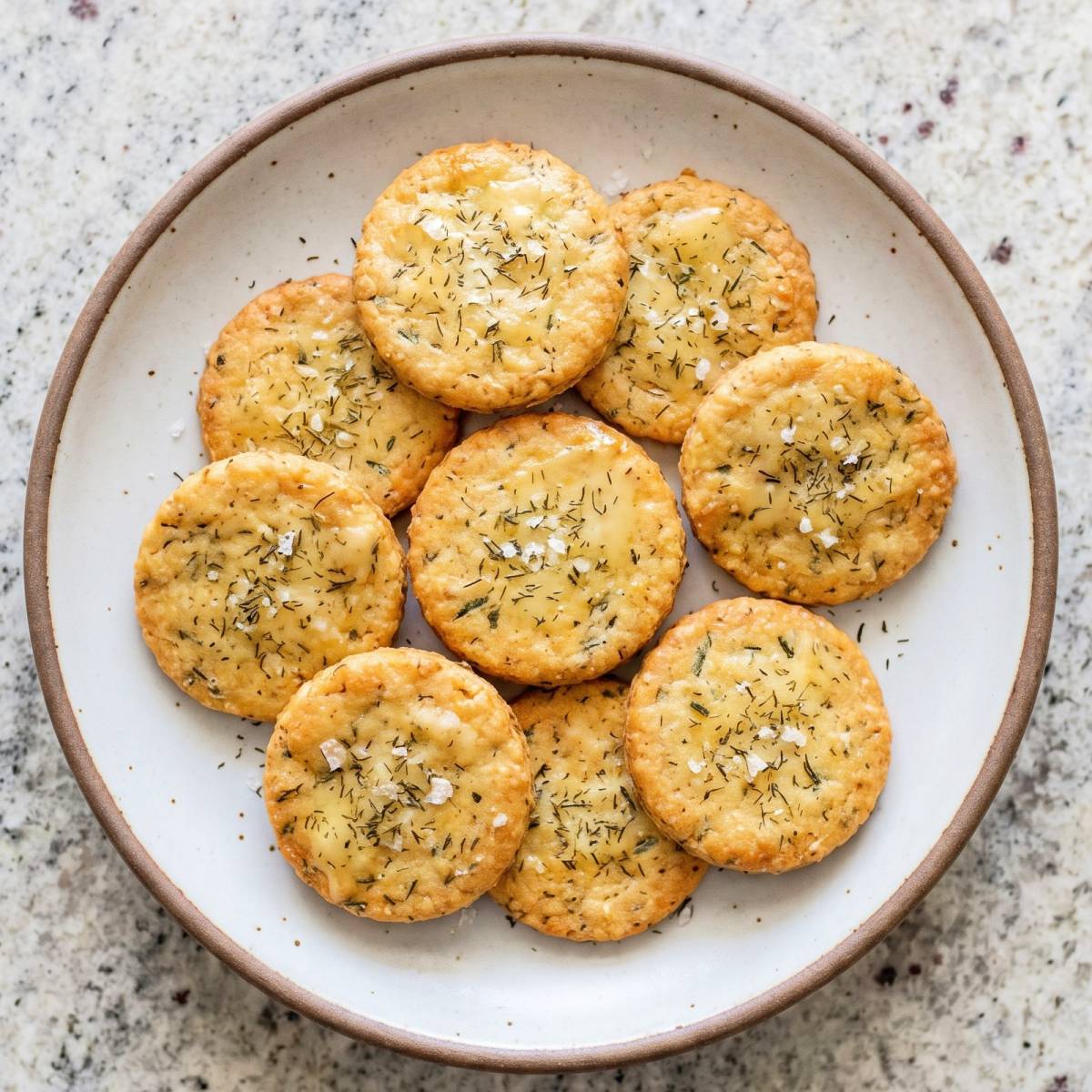 Keto Cottage Cheese Ranch Crackers
