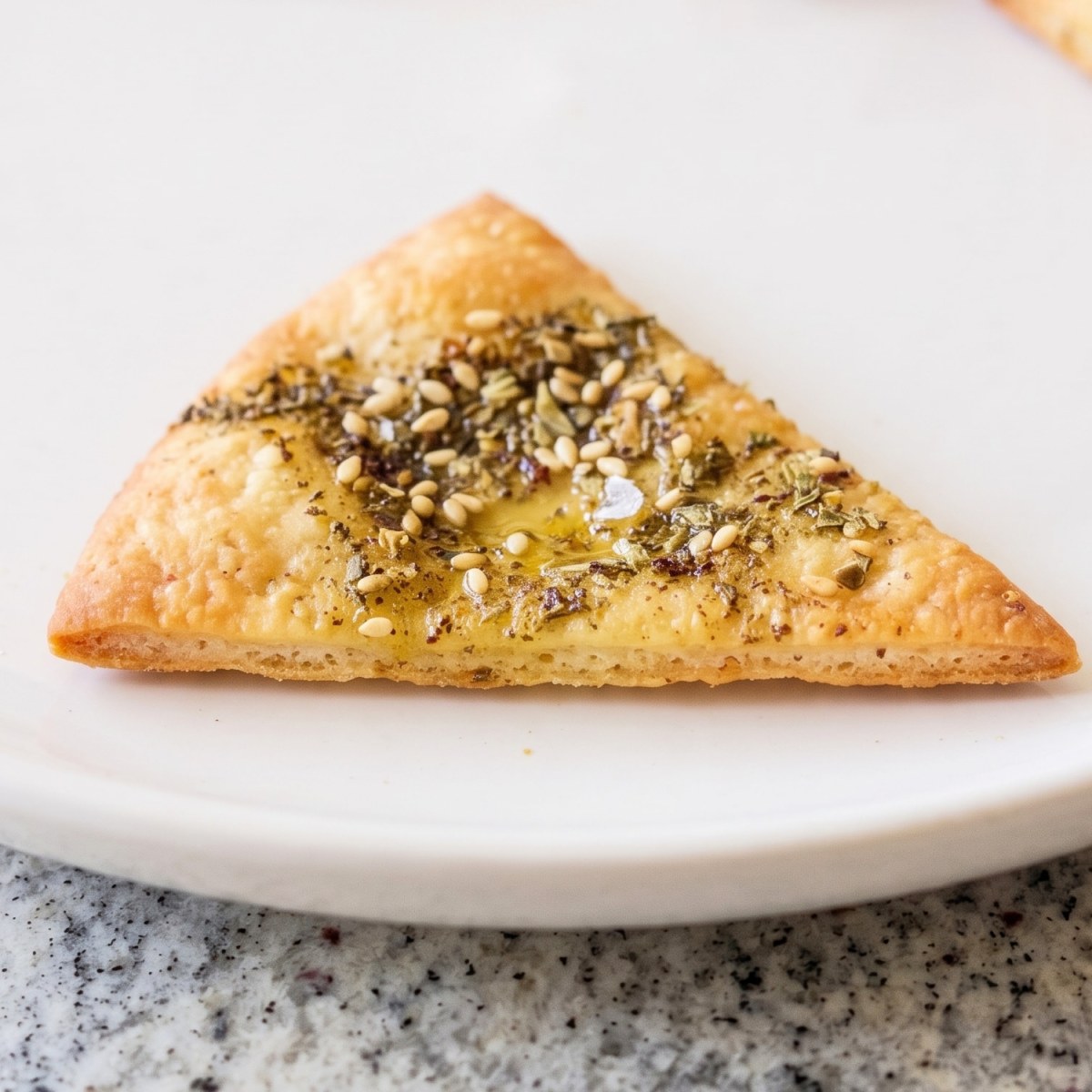 Keto Cottage Cheese Za'atar Pita Chips