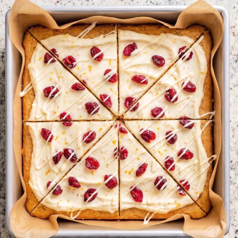 Keto Cranberry Bliss Bars
