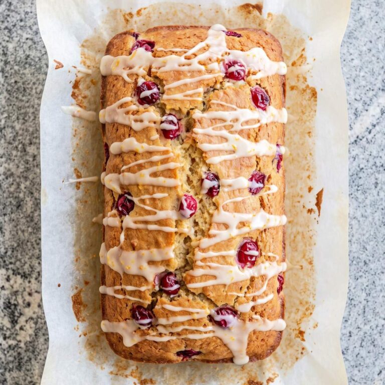 Keto Cranberry Orange Bread