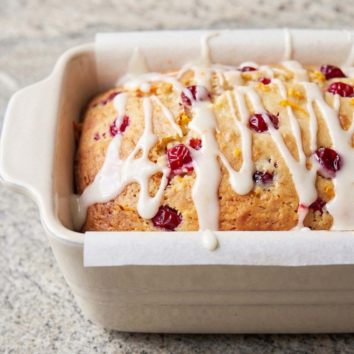 Keto Cranberry Yogurt Loaf
